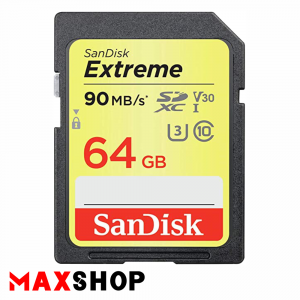 SanDisk 64GB Extreme 90MB/s SD Card