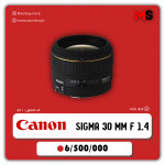 لنز سیگما 30mm f/1.4 DC HSM Art برای کانن دست دوم