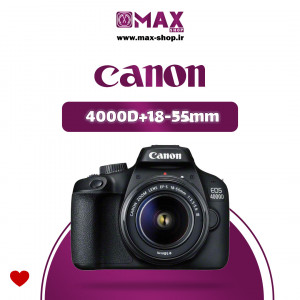 دوربین حرفه ای کانن | Canon 4000D+18-55MM  دست دو