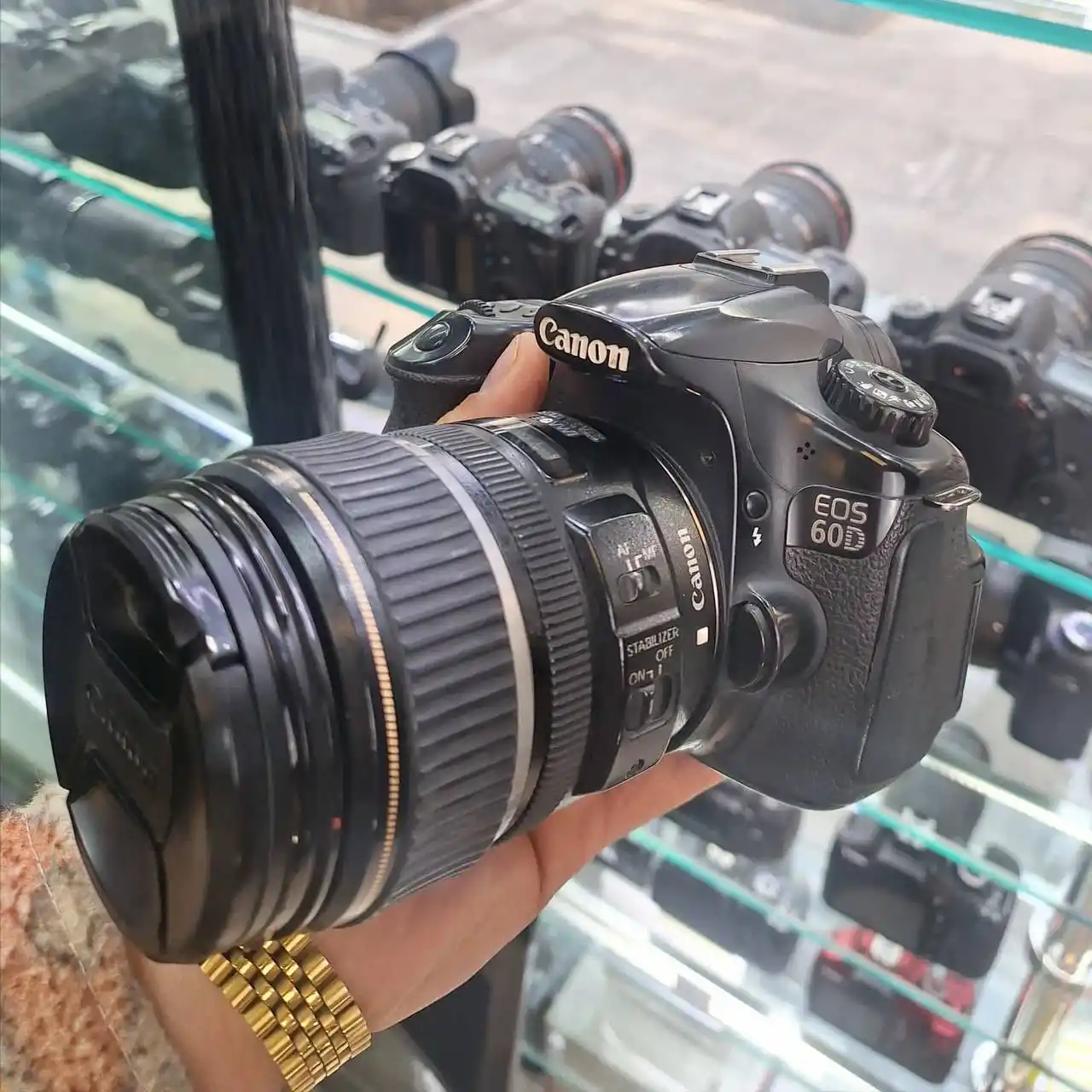 دوربین نیمه حرفه‌ای کانن | Canon 60D+17-85mm USM دست دو