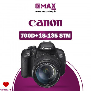 دوربین حرفه ای کانن | Canon 700D+18-135mm STM   دست دو