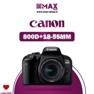 دوربین حرفه ای کانن | Canon 800D+18-55MM   دست دو