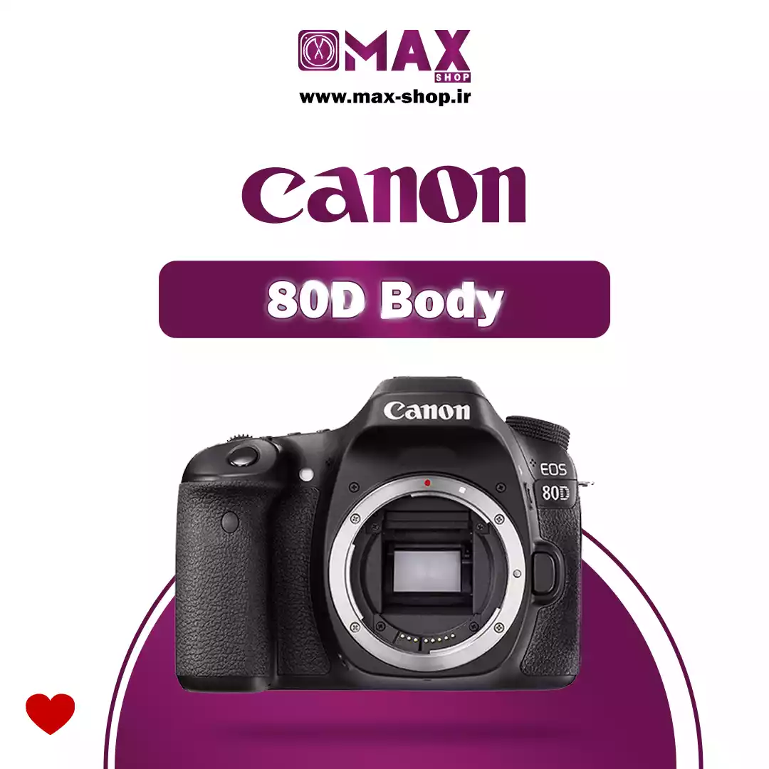 دوربین حرفه ای کانن | Canon 80D Body دست دو