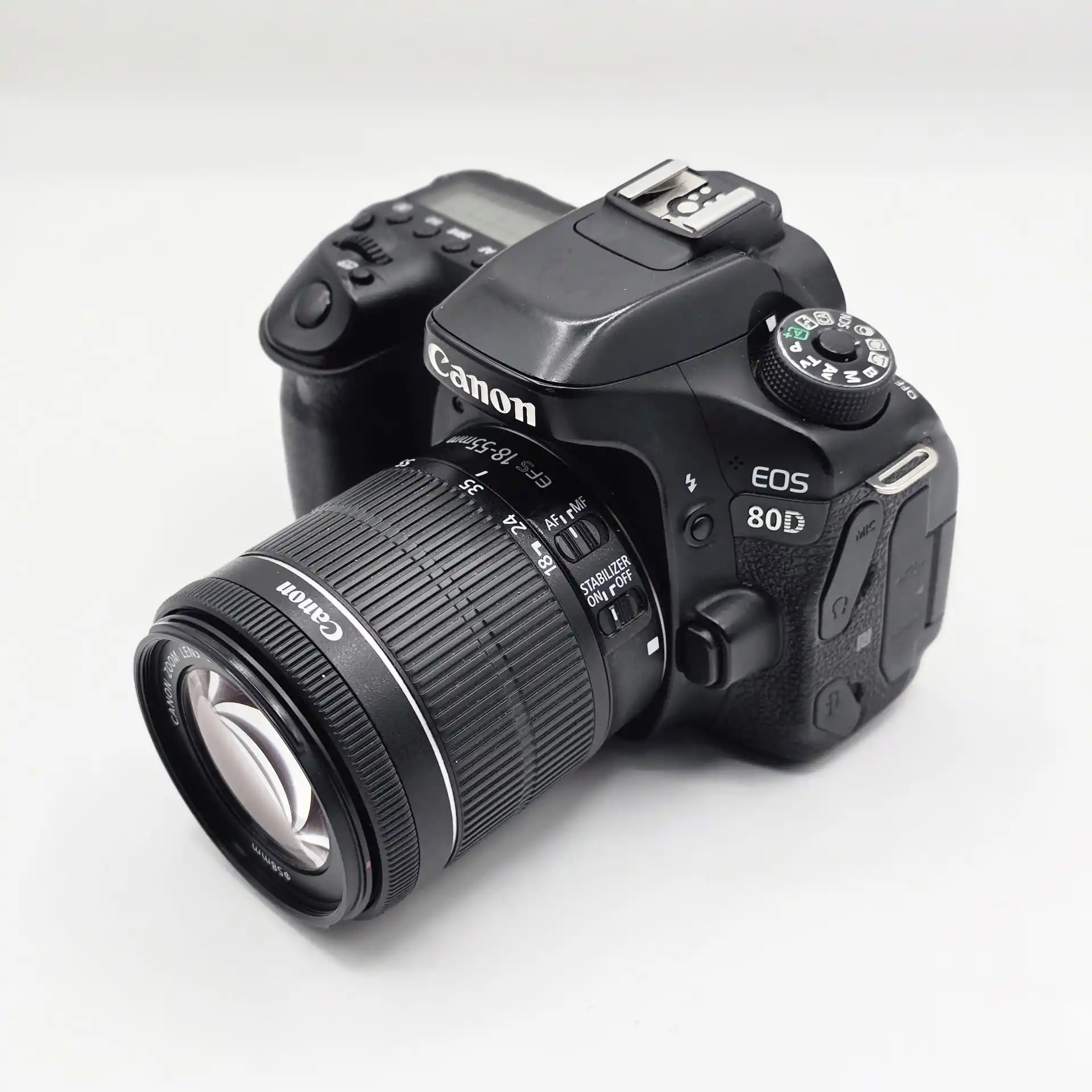 دوربین نیمه حرفه‌ای کانن | Canon 80D+18-55mm دست دو