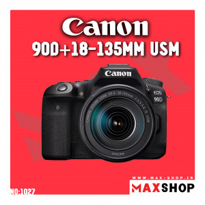 دوربین حرفه ای کانن  | Canon 90D+18-135mm USM   دست دو
