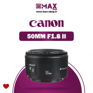لنز حرفه ای کانن | Canon 50MM F1.8 II  دست دو