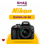 دوربین حرفه ای نیکون | Nikon D3400+18-55mm دست دوم