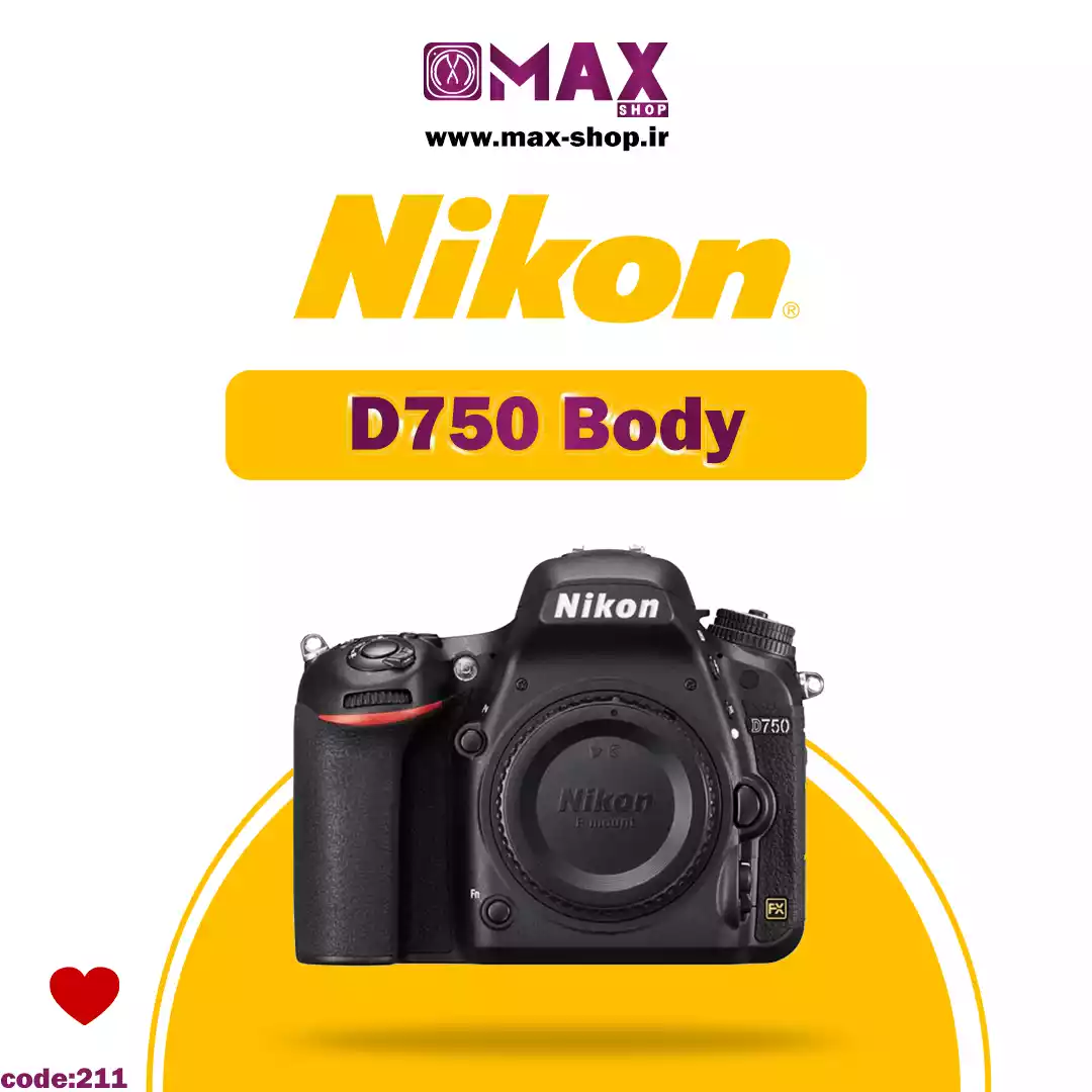 دوربین حرفه ای نیکون | Nikon D750 Body دست دو
