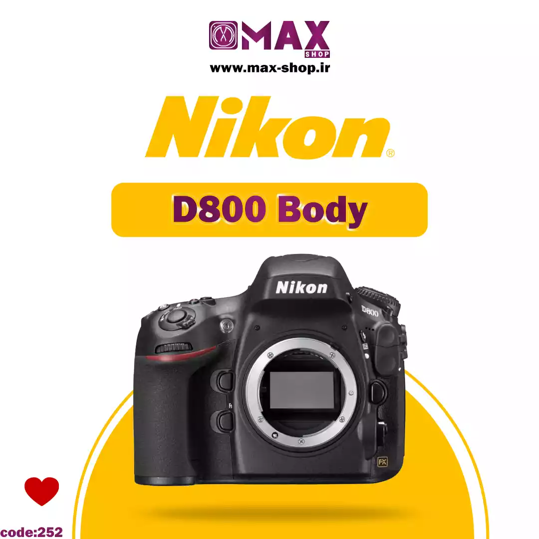 دوربین حرفه ای نیکون | Nikon D800 Body دست دو