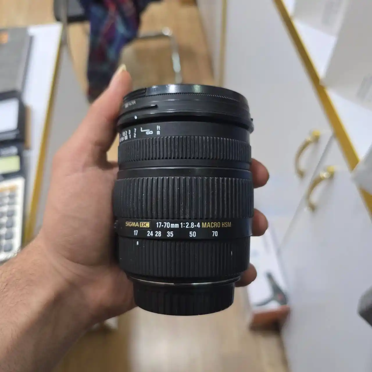 لنز حرفه ای کانن | Sigma 17-70mm For Canon دست دو