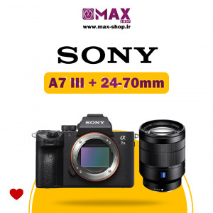 دوربین حرفه ای سونی | Sony A7 III + 24-70MM  دست دو