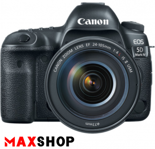 Canon EOS 5D Mark IV DSLR Camera with 24-105mm IS II USM Lens