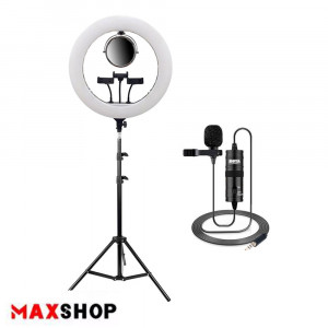 Hero YQ-520A Ring light + 805 light stand + Microphone BY-M1
