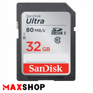 SanDisk 32GB Ultra 80MB/s SD Card