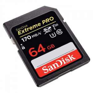 کارت حافظه SD سن دیسک ظرفیت 64 گیگابایت - سرعت 170