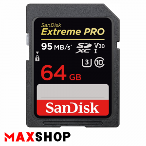 کارت حافظه SD سن دیسک ظرفیت 64 گیگابایت - سرعت 95