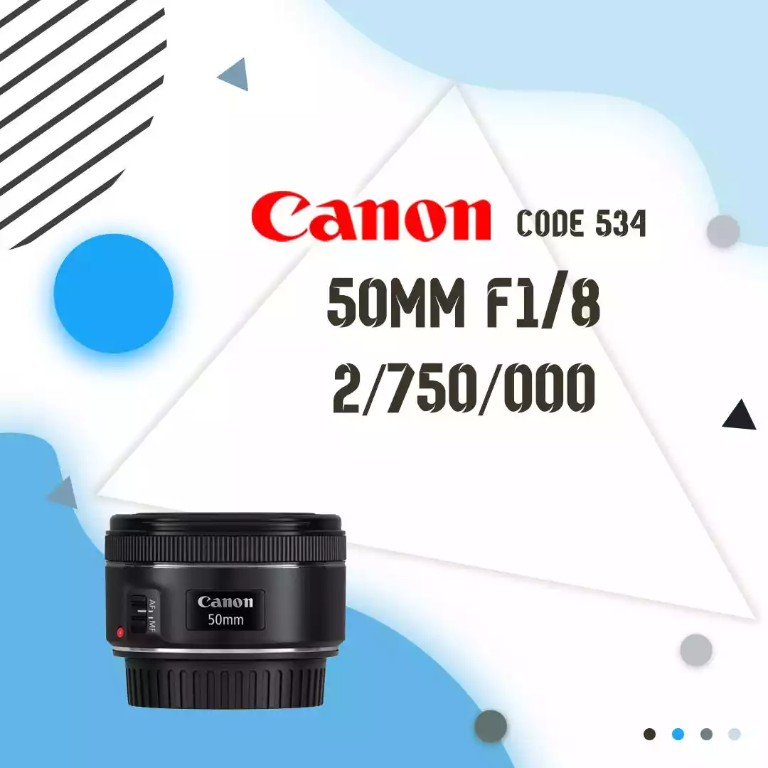 Canon 50mm f1.8 دست دو