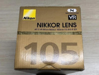 لنز نیکون AF-S Micro NIKKOR 105mm f/2.8G ED VR دست دوم