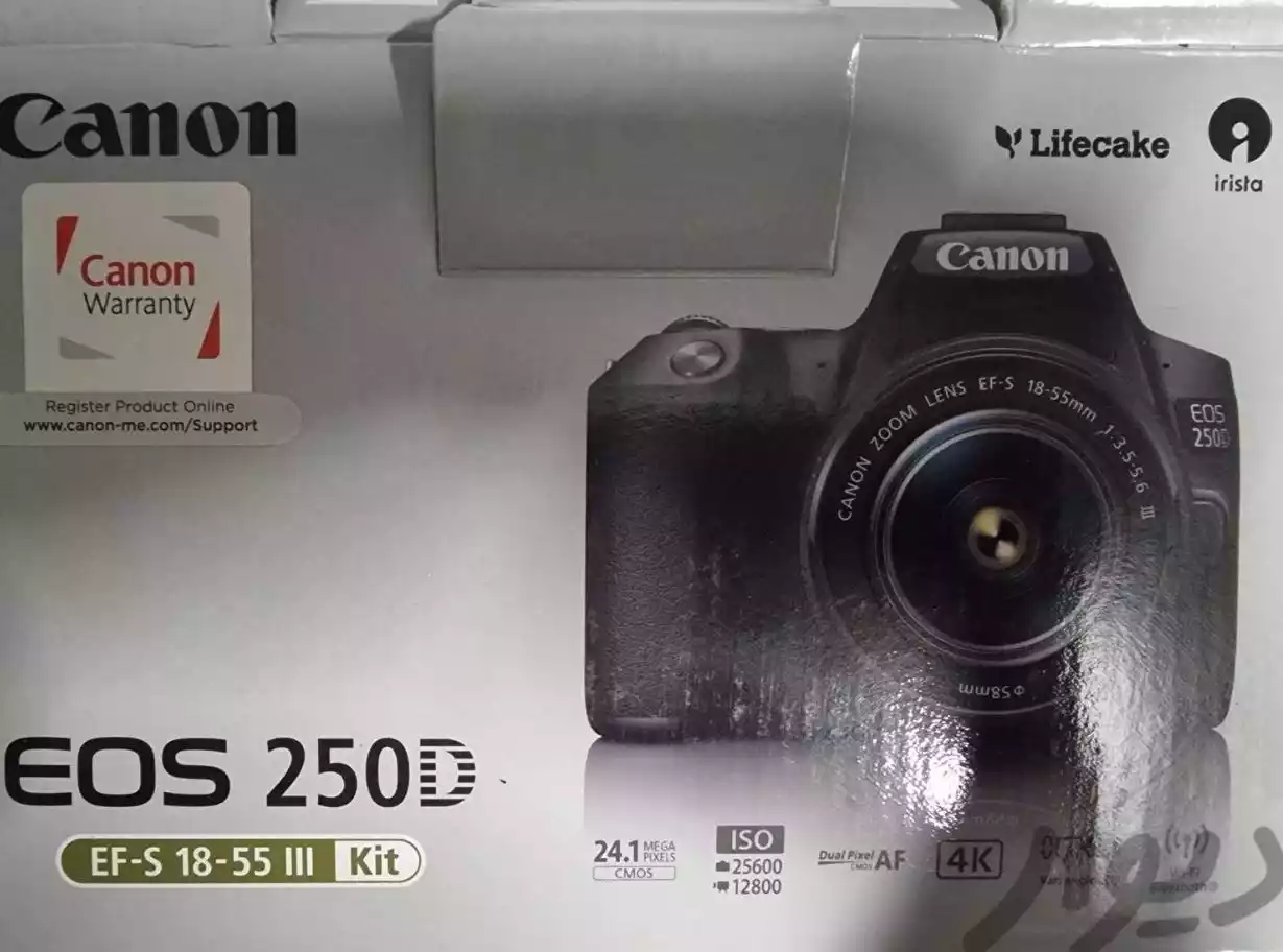 دوربین 250d canon دست دو