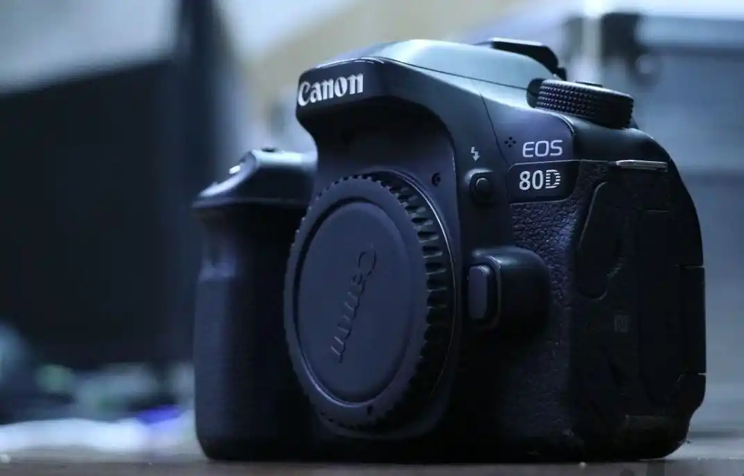 دوربین عکاسی کنون 80d دست دو