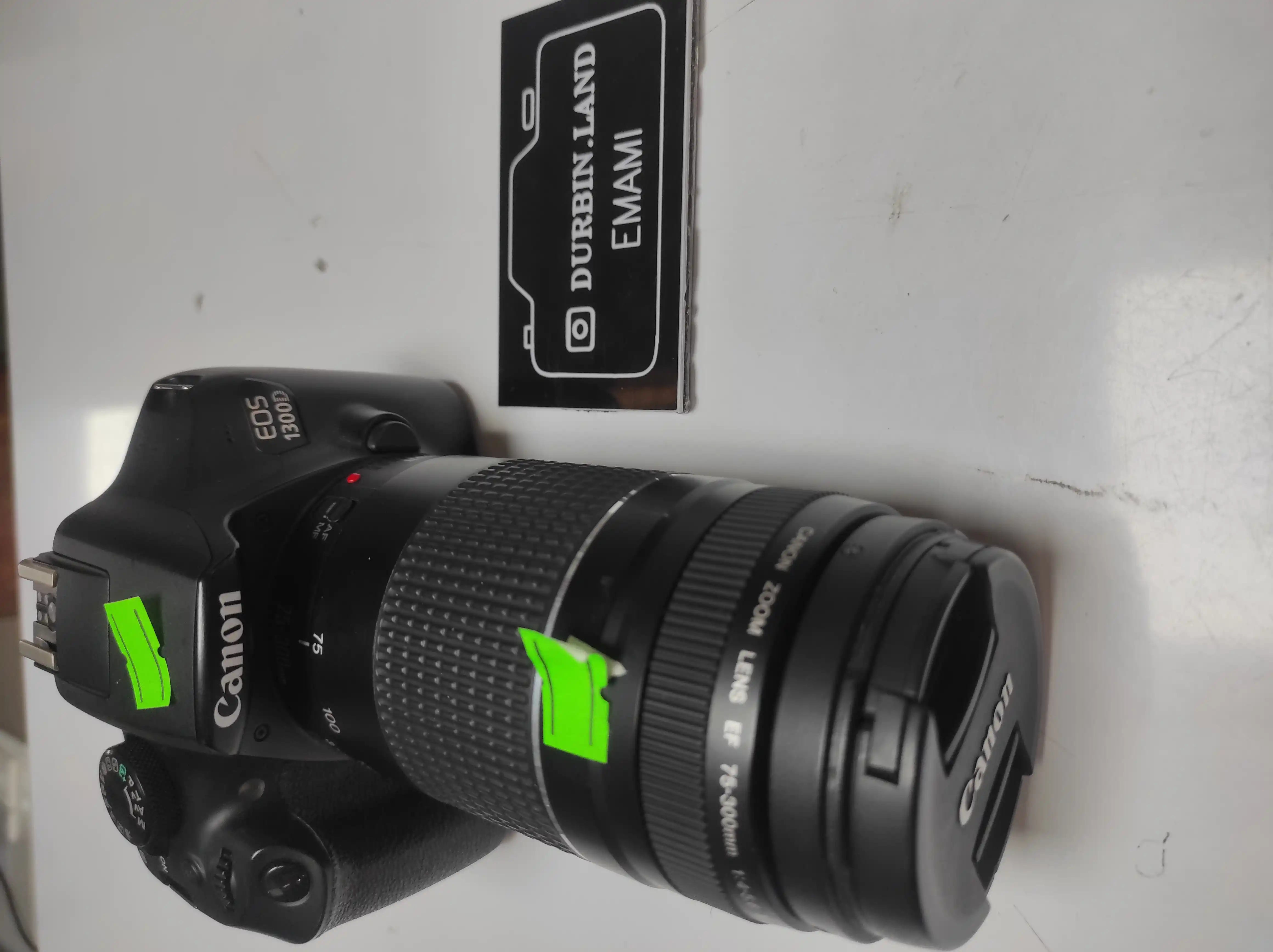 1300D canon+75.300 دست دو