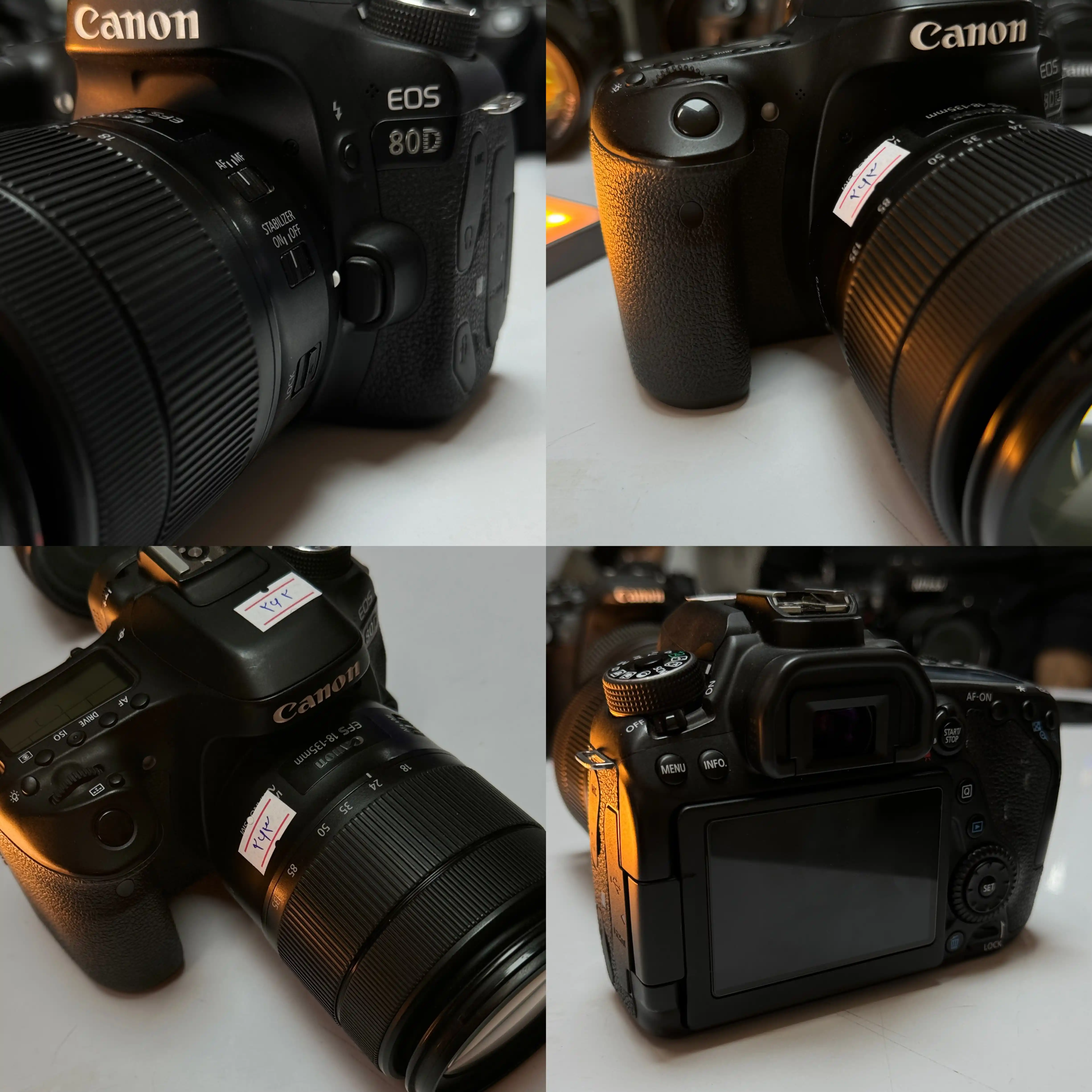 Canon 80D+18-135mm usm دست دو