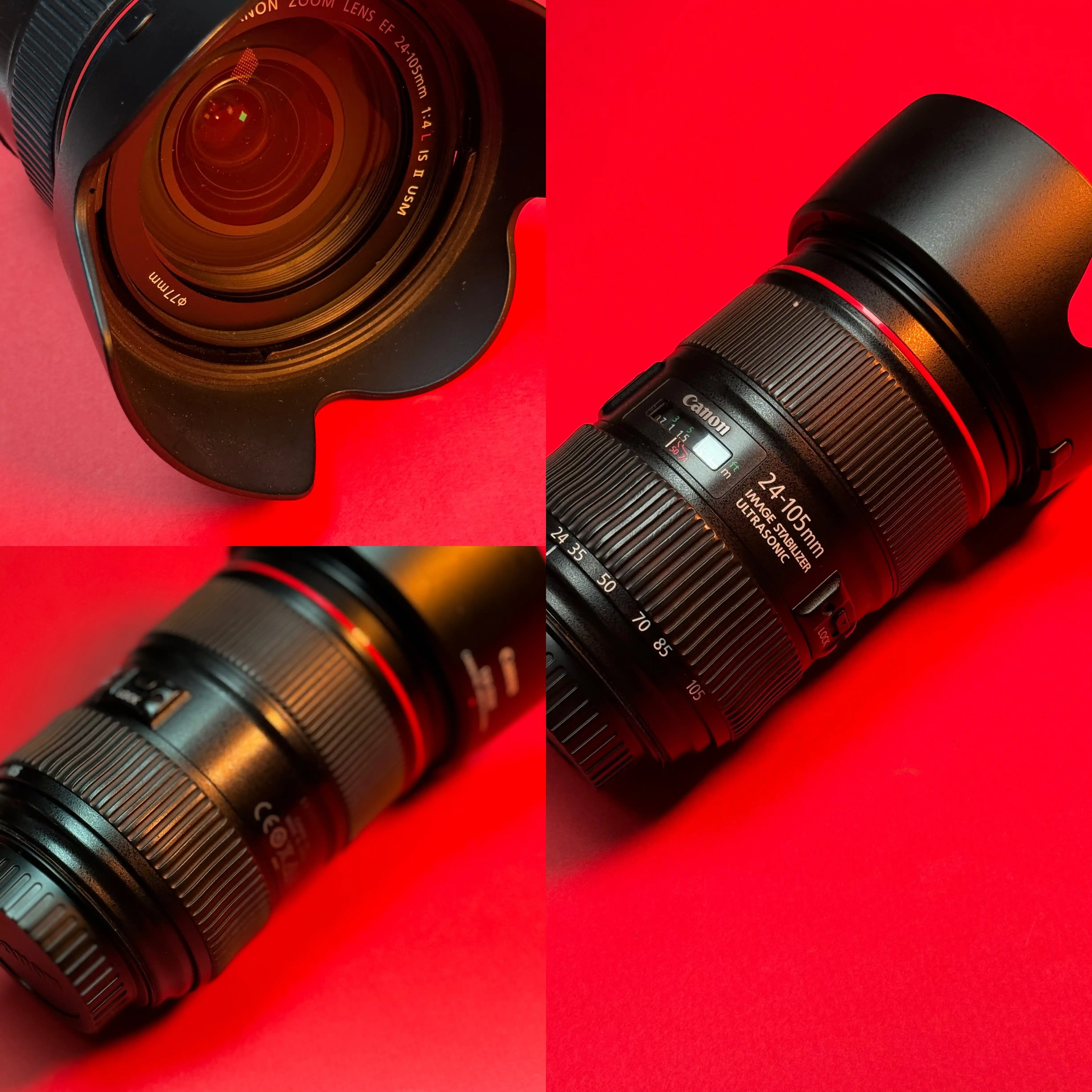 Canon 24-105mm ii دست دو