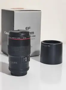 لنزکانن مدل EF 100mm f/2.8L Macro IS USM دست دوم