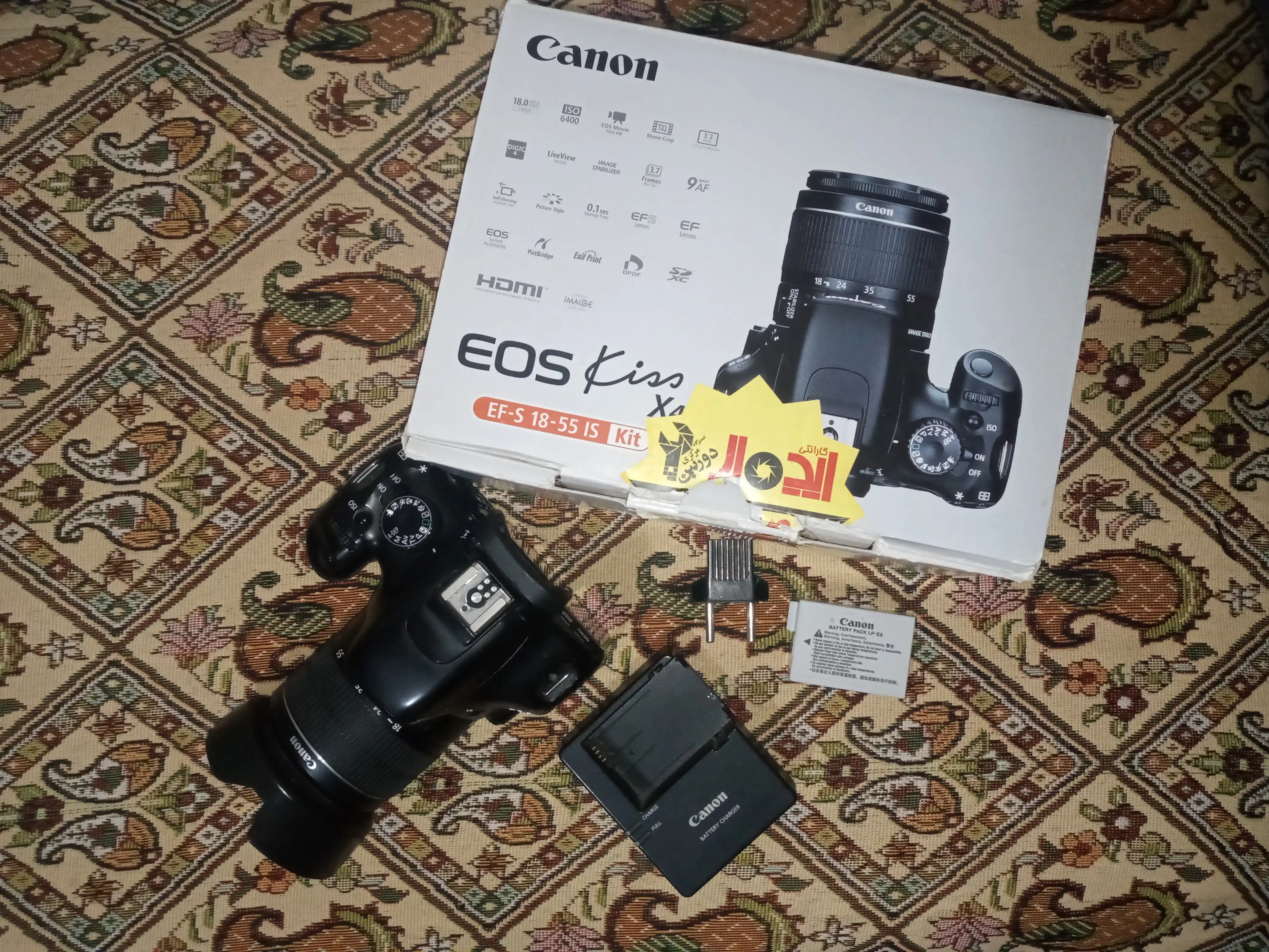 فروش دوربین عکاسی کانن 550D دست دو