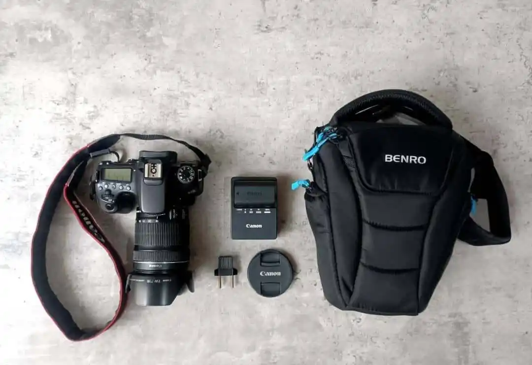 دوربین 70d canon 18-135 stm دست دو