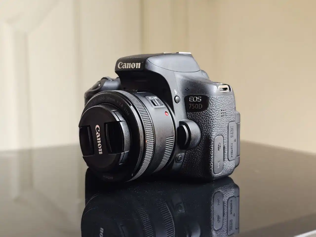 دوربین کانن Canon 750D+18-135mm STM و لنز 50mm F/1.8 STM دست دو