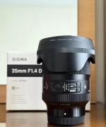 لنز سیگما 35mm f/1.4 DG HSM Art Sony E برای سونی دست دوم