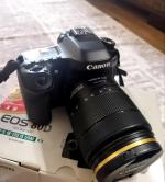 دوربین کانن 80D + 18-55mm IS STM دست دوم
