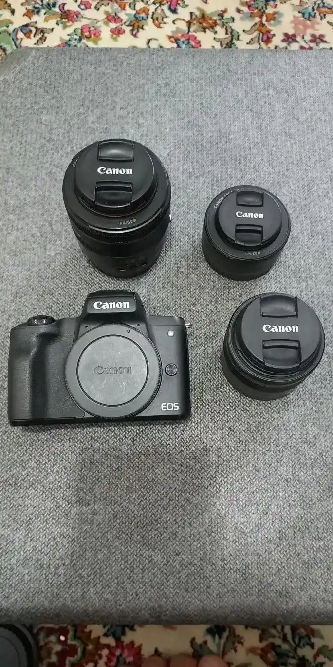 فروش دوربین کنون m50 مارک ۲ دست دو