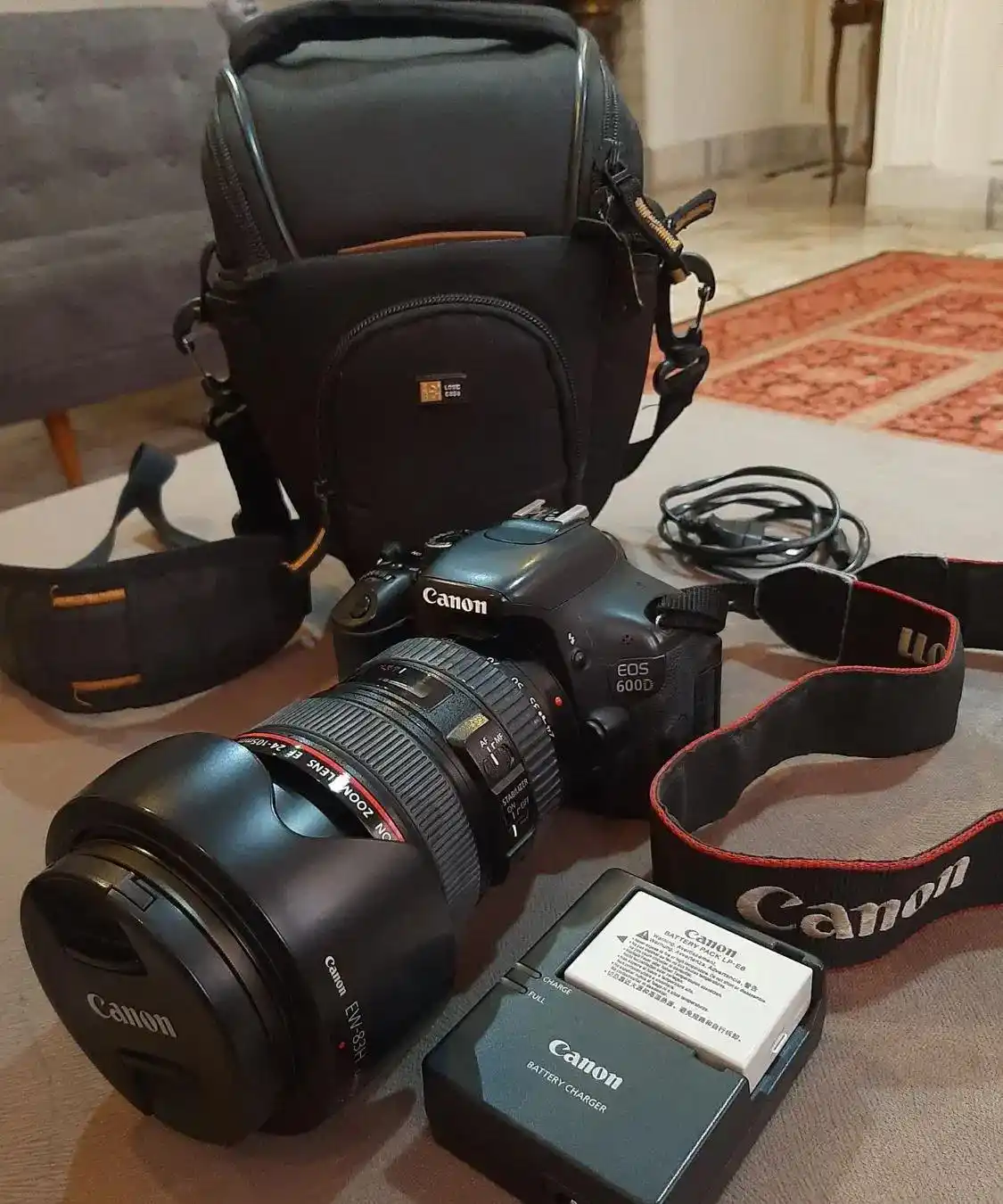 دوربین عکاسی Canon 600D دست دو