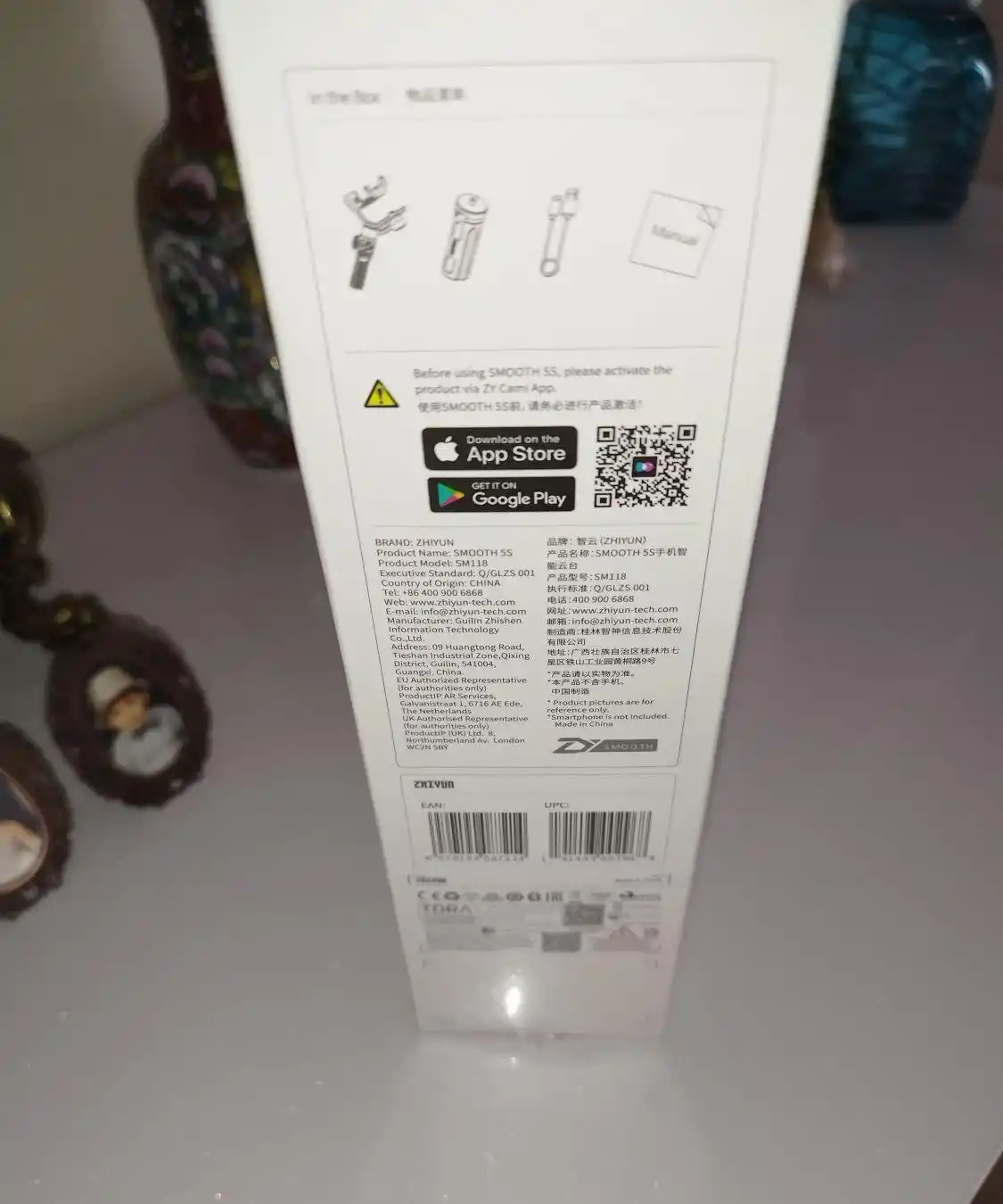 گیمبال موبایل حرفه ای zhiyun smooth 5S دست دو