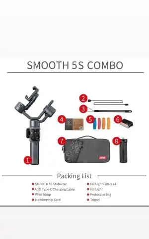 گیمبال ژیون مدل smooth-5s دست دوم