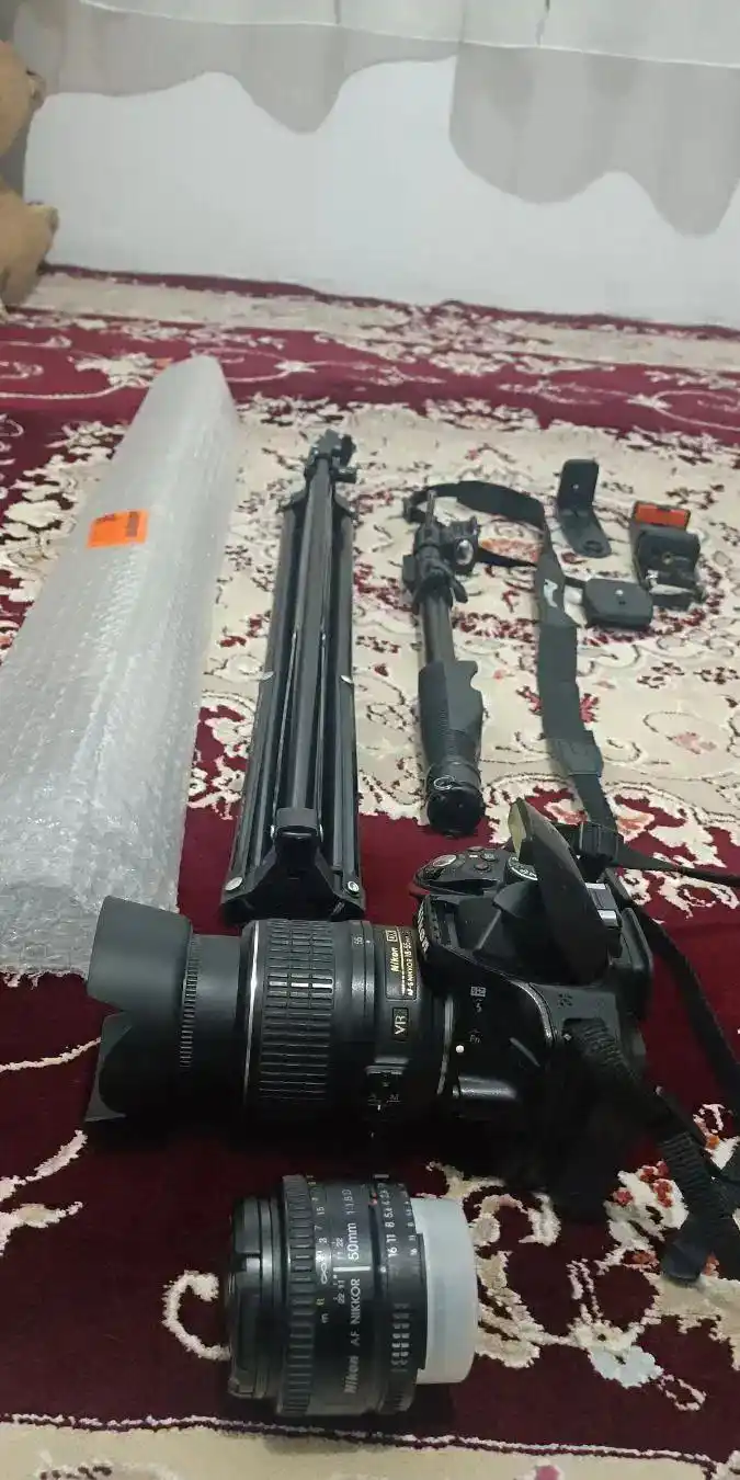 دوربین نیکون d3200/عکاسی و فیلمبرداری دست دو