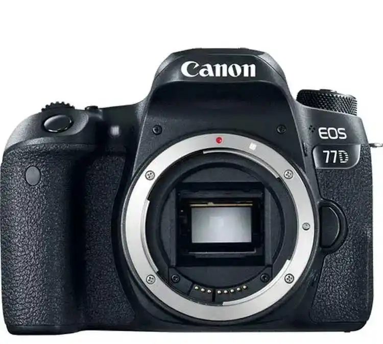 دوربین کنون 77D در حد نو دست دو