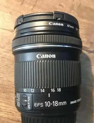 لنز حرفه ای کنون | Canon 10-18 efs دست دوم