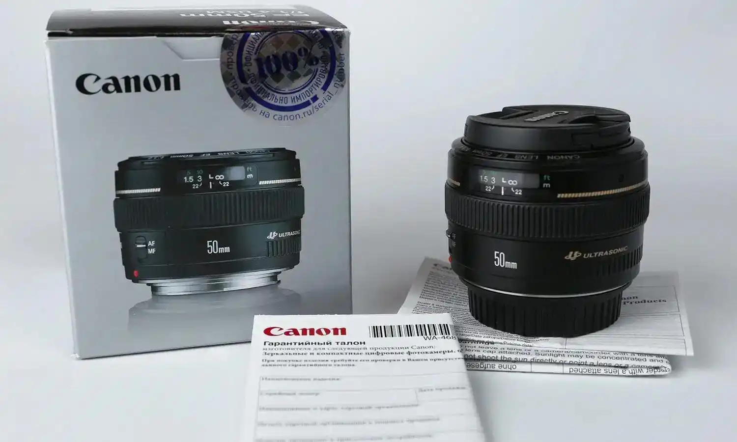 لنز کانن مدل Canon EF 50mm f/1.4 USM دست دو