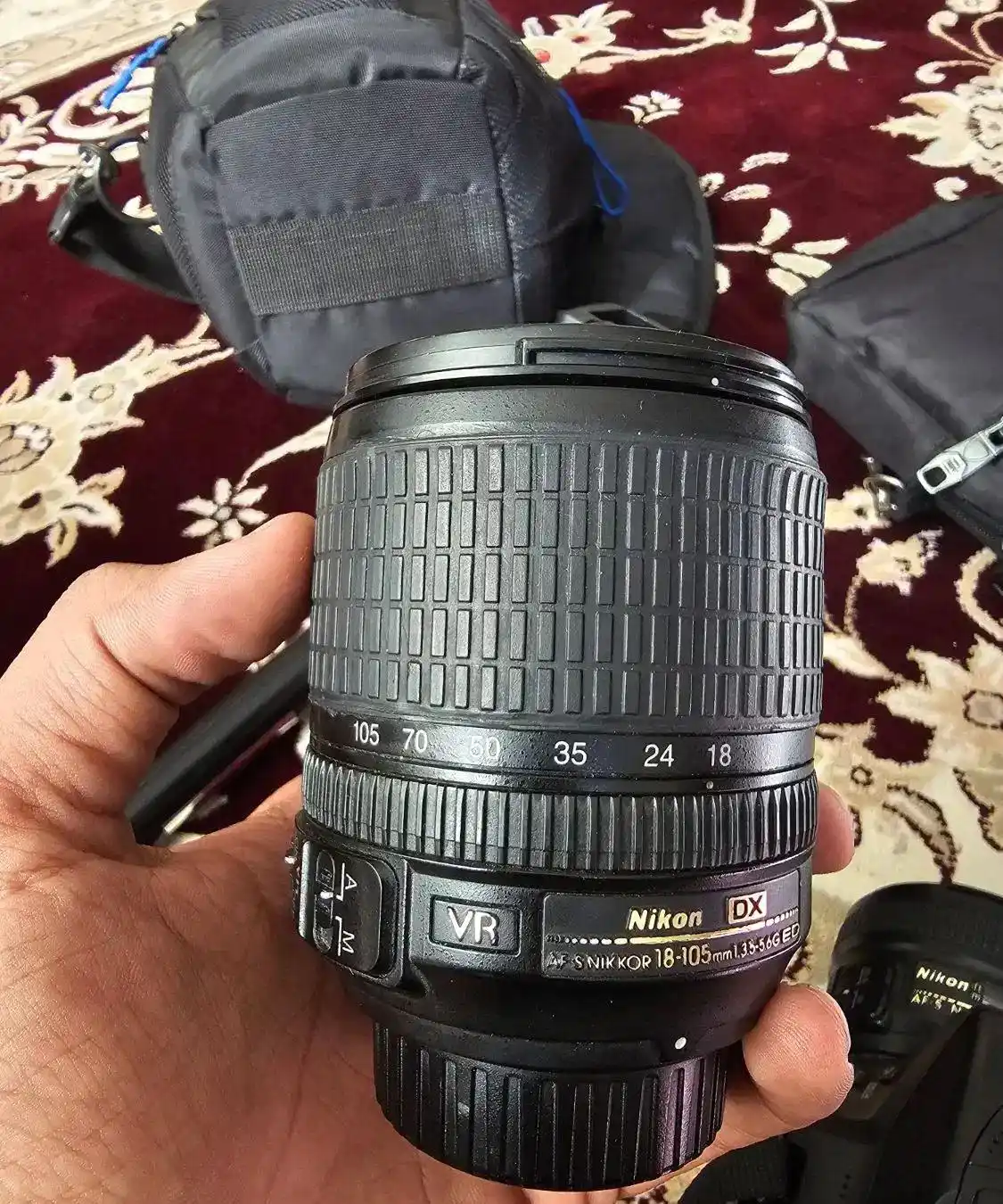 لنز نیکون 105..18 دست دو