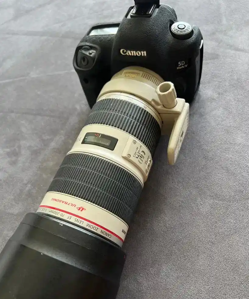 کانن 5Dmark4 Canon EF 70-200mm F2.8L IS II USM دست دو