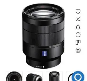 لنز سونی 24.70 زایس دست دوم