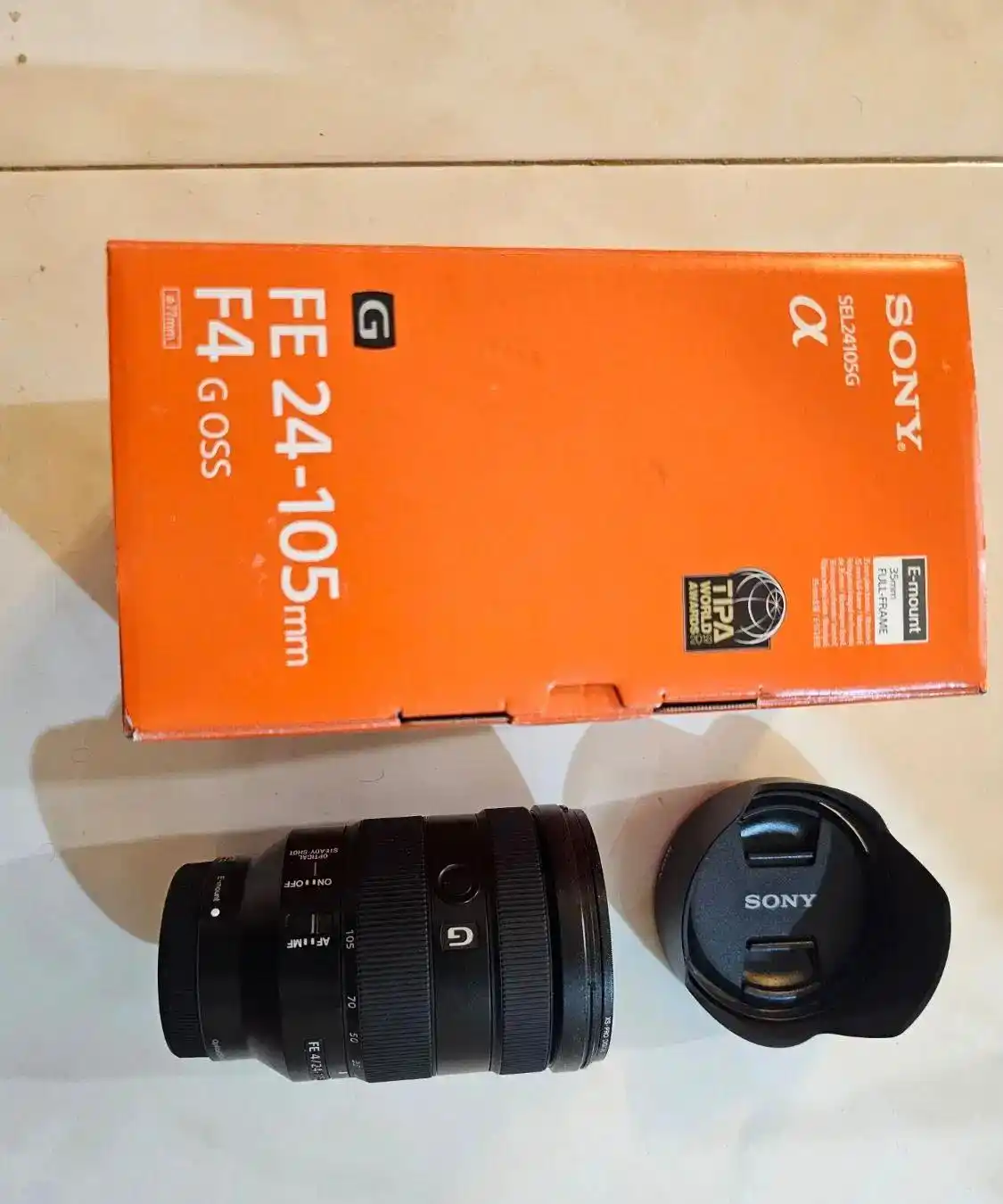 لنز اوپن باکس 24-105 sony oss سونی+معاوضه دست دو