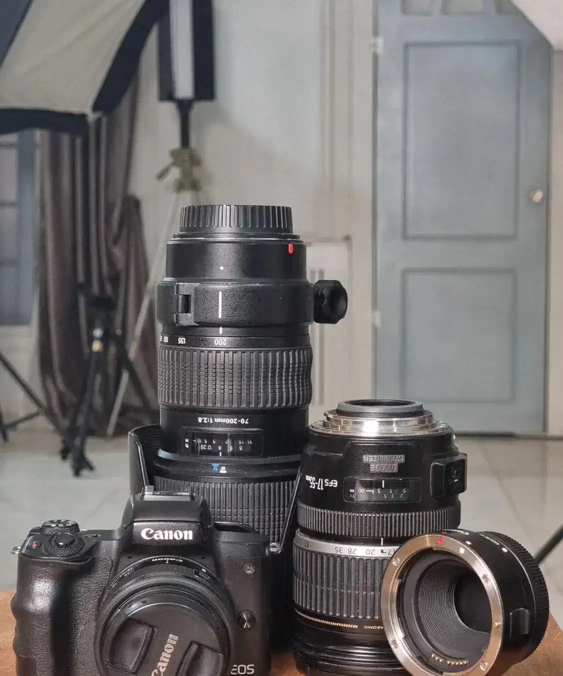 دوربین عکاسی canon m50 و لنزهای حرفه ای دست دو