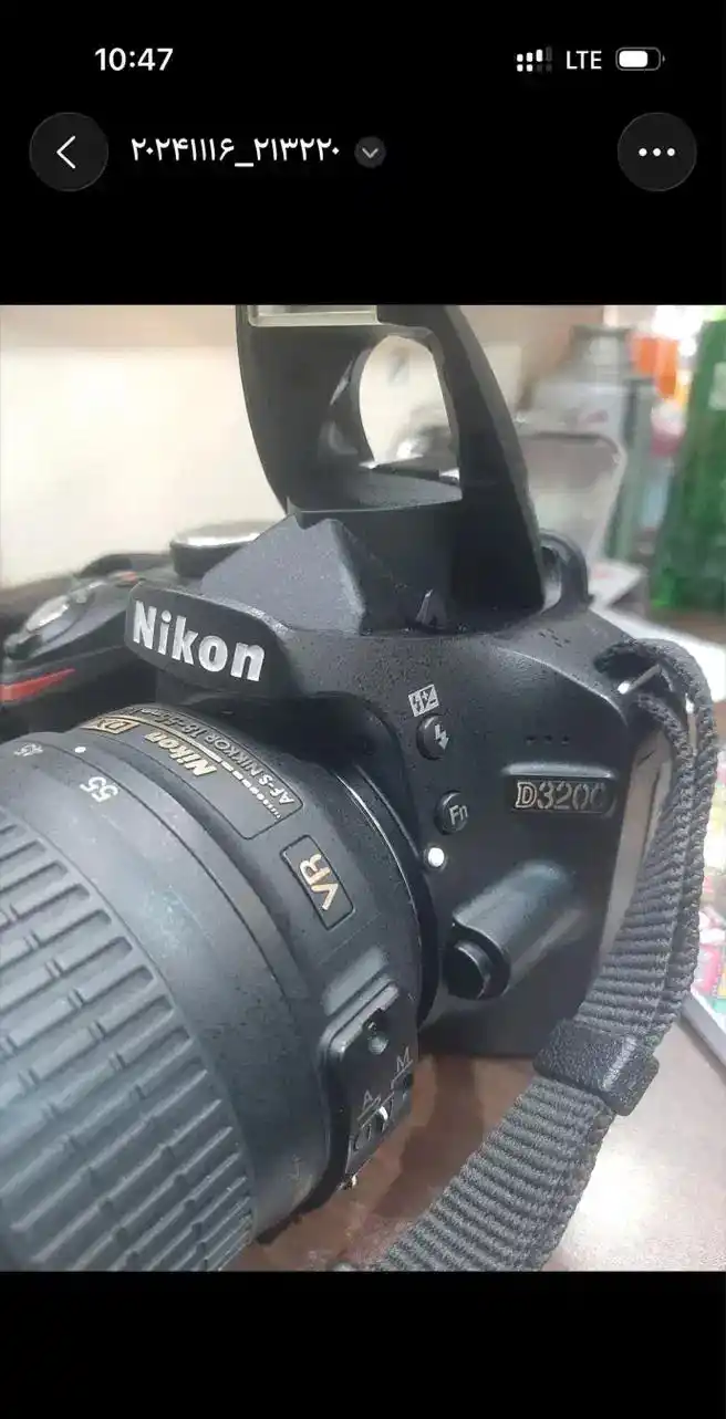 دوربین نیکون ۳۲۰۰ خیلی تمیز دست دو
