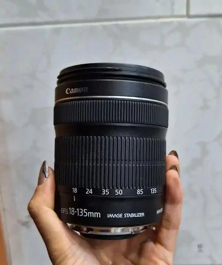 لنز دوربین Canon 18 135 دست دو