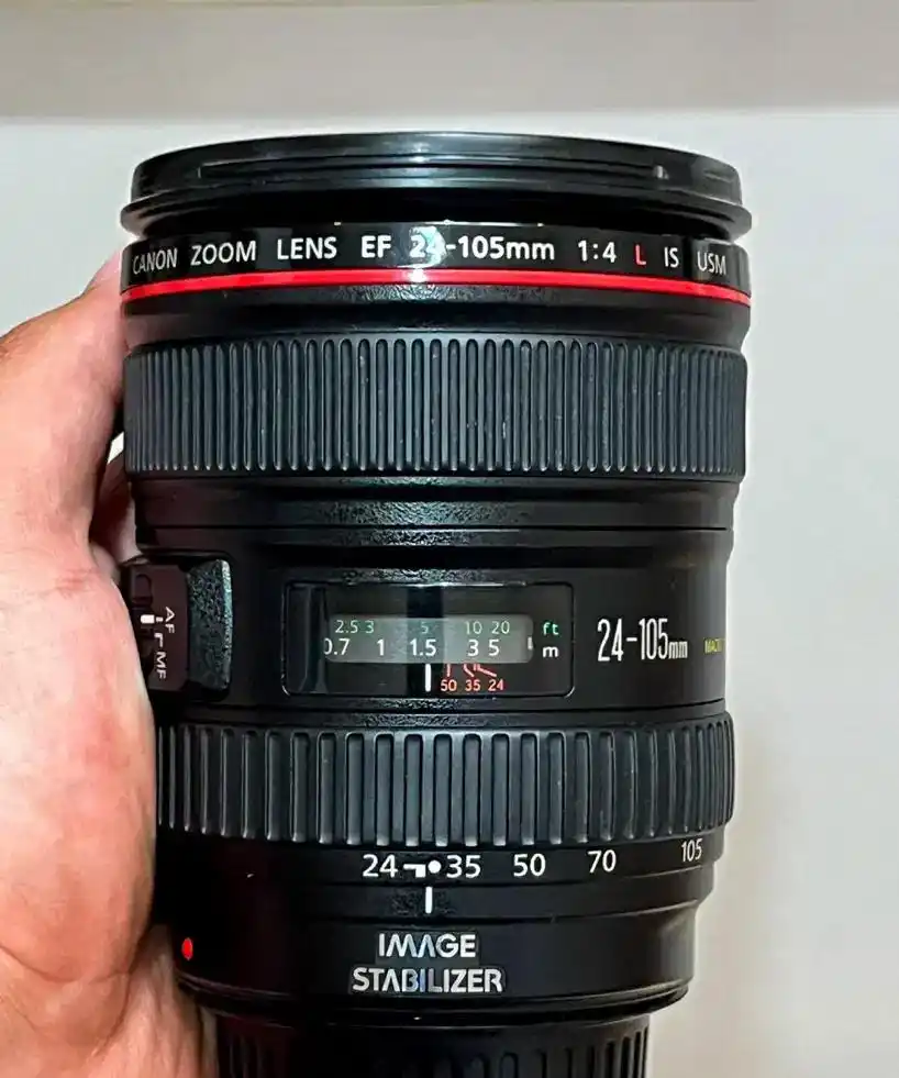 لنز( Canon 24-105mm f/4L IS USM (Type I دست دو