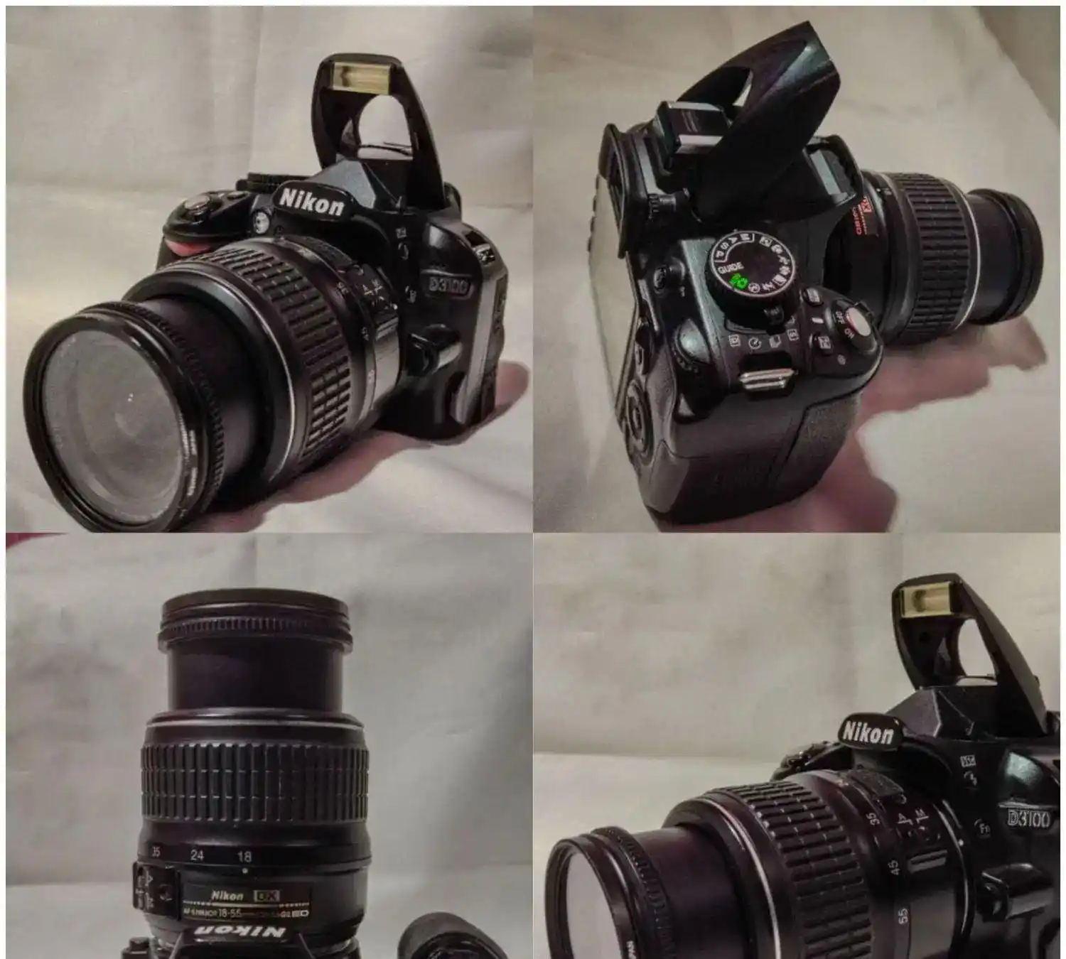 دوربین نیکون 3100 d دست دو